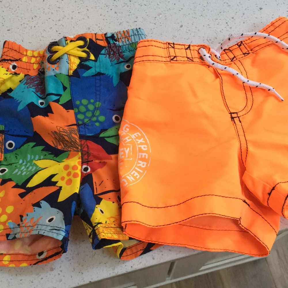 Baby boy bathing suit bundle Oshkosh and Carters